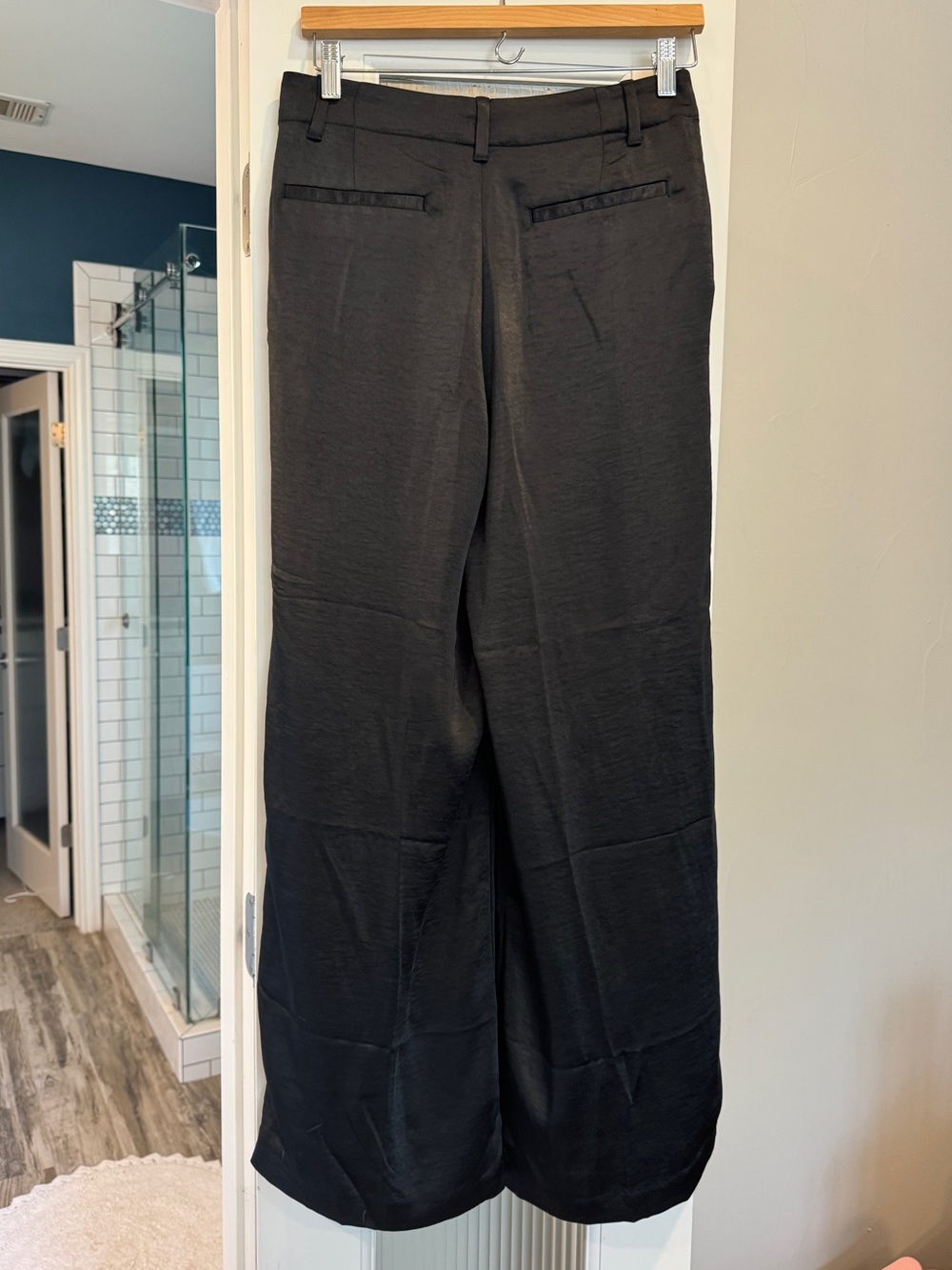 GAP Wide Leg Satin Pants Size 4 NWT - Picture 7 of 7